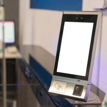 Borne automatique de caisse d'assurance maladie