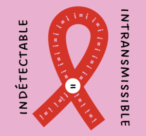 Campagne du CRIPS "Indétectable = intransmissible", 2022.